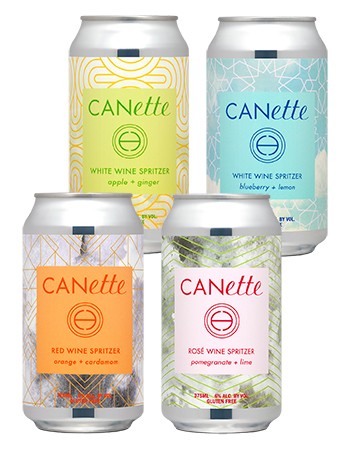 CANette Wine Spritzer Sampler, 4-Pack