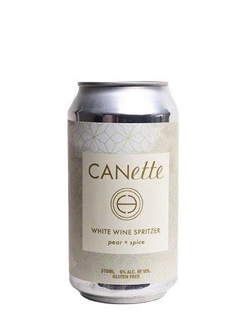 CANette Pear + Spice White Wine Spritzer, 4-Pack