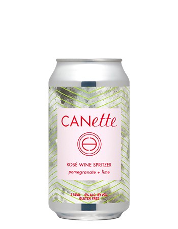 CANette Pomegranate + Lime Rosé Spritzer, 4-Pack