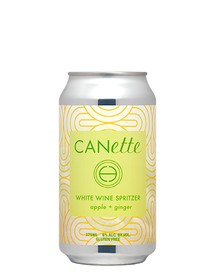 CANette Apple + Ginger White Wine Spritzer, 4-Pack